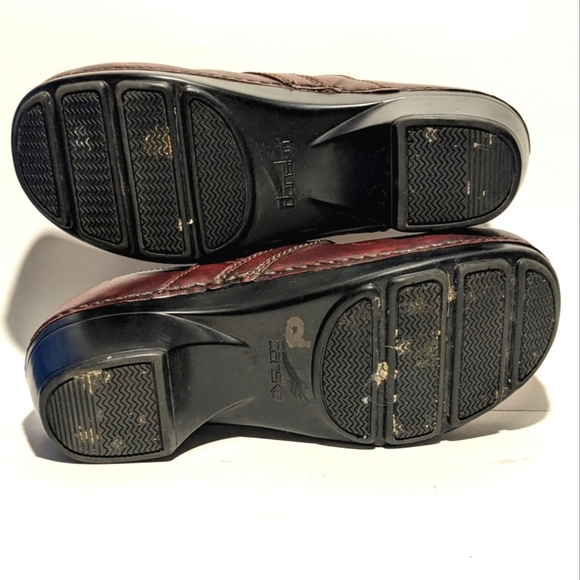 Danako Solstice Professional Clog Cordovan Maroon Oiled Red Mule Women's Size 37 - Picture 10 of 11